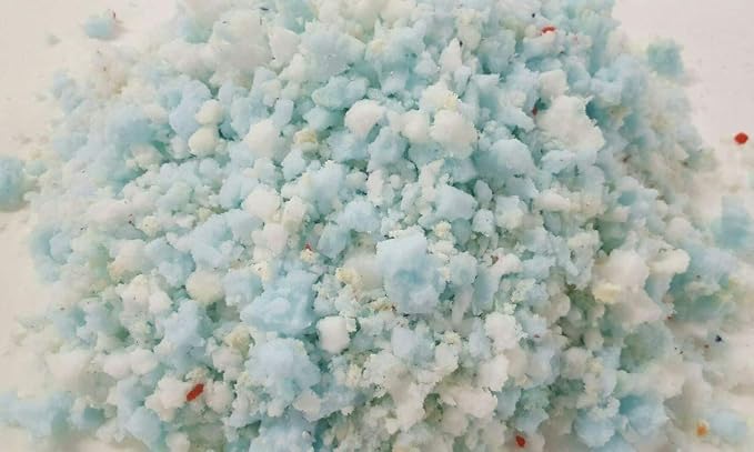 Mattress Grade High Density Shredded Memory Foam Filling Inserts for Pillow Stuffing, Bean Bag Filler, Chair, Sofa, Pet Dog Beds, Cushions, Upholstery and Couch Refill (15 lbs) Made in United States