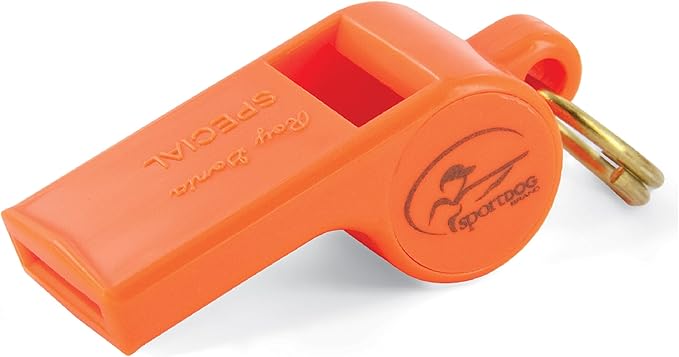 SportDOG Roy Gonia Special Whistle - Long-Range Projection Hunting Dog Field Training Whistle - Ear-Friendly & Ergonomic Design - Durable Plastic Construction