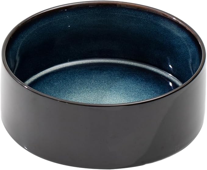 Havniva Ceramic Dog Bowls, Dog Food and Water Bowl Set, Dog Water Bowl | 8.3” Ceramic Dog Food Bowls with Non-Slip Rubber Base, Large Capacity, Dog Feeding Bowls for Large Dogs