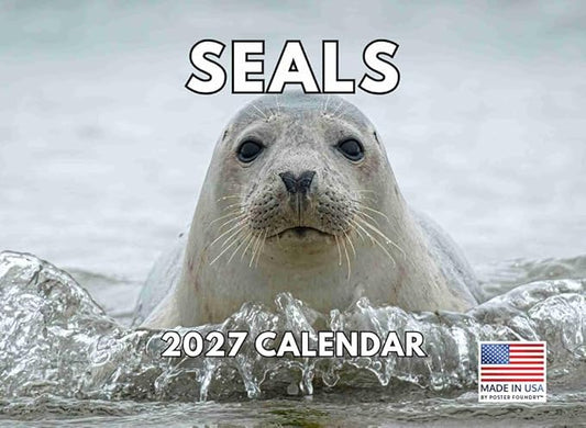 Seal Calendar 2027 Monthly Wall Calender 12 Month