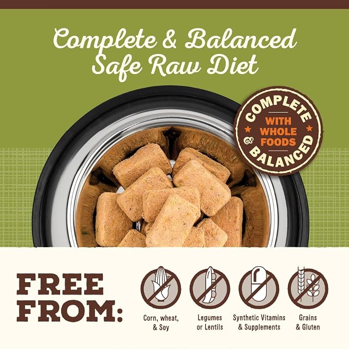 Primal Freeze Dried Raw Dog Food Nuggets, Lamb, Complete & Balanced Meal, Also Use as Topper or Treat, Premium, Healthy, Grain Free, High Protein Raw Dog Food, 14 oz
