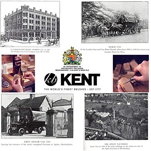 Kent 16T Fine and Wide Tooth for Daily Grooming,Handmade Styling Comb for All Hair Types,Wet or Dry Hair Detangling Comb for Men and Women,Saw Cut Hand Polished, Made in England Graphite