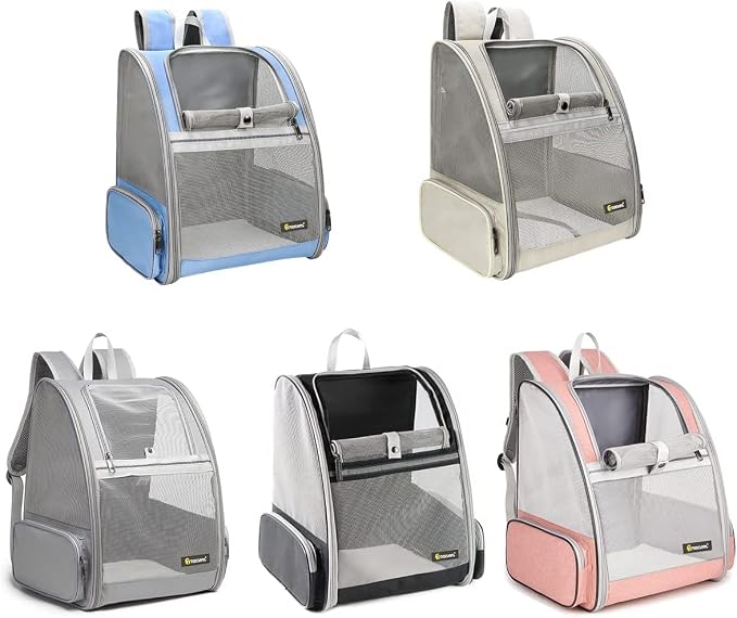 Texsens Innovative Traveler Bubble Backpack Pet Carriers for Cats and Dogs