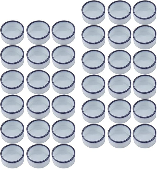 36 Pcs Spider Micro Water Bowl Mini Ceramic Dish for Tarantula Spider Millipede Tiny Reptile Insect (0.86" D, 0.43" H)
