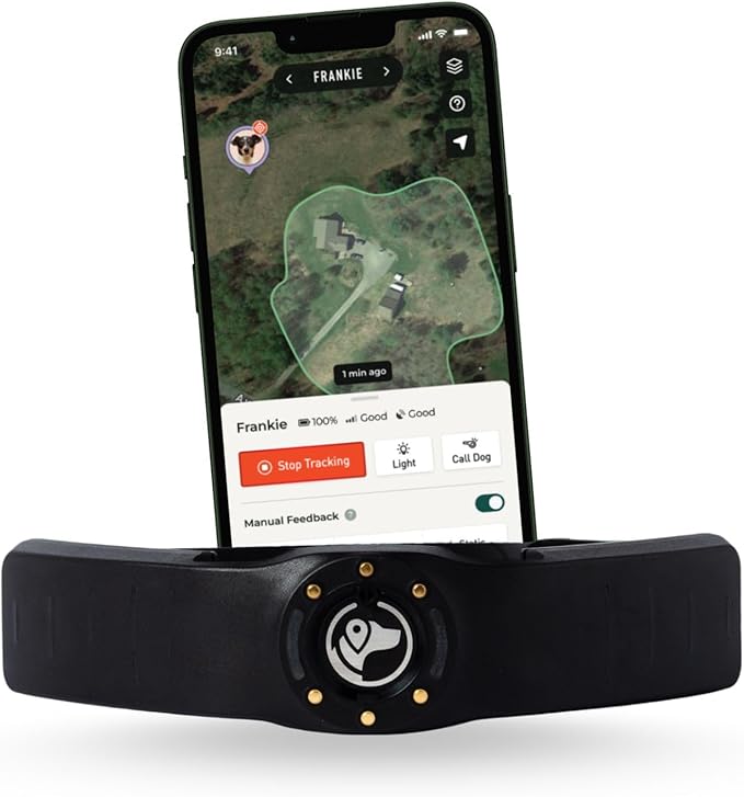 SpotOn GPS Dog Collar Nova Edition, Wireless GPS Fence, App-Controlled Boundaries, No Subscription Required