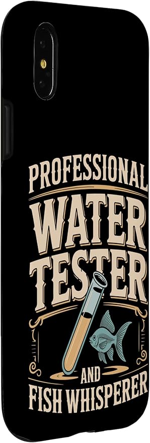 Professional Water Tester and Fish Whisperer Killifish Case for iPhone X/XS
