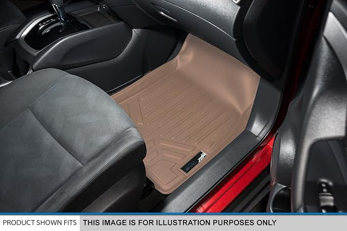SMARTLINER Custom Fit Floor Mats 1st Row Liner Set for 2011-2017 Honda Odyssey