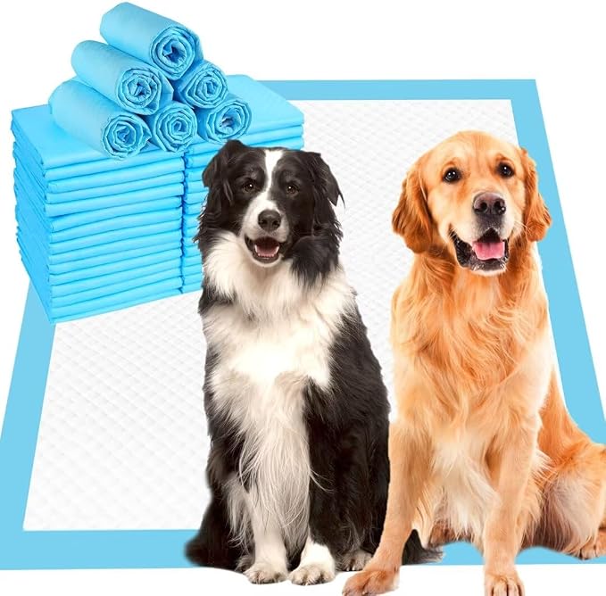 50 Count Dog Pee Pads Extra Large,36"x36"Pee Pads for Dogs Absorbent & Leak-Proof,Disposable Pet Training and Puppy Pads for Cats Dogs Rabbit