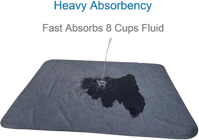 2PCS Dog Pee Pads 72"x72" Washable,Waterproof,Non Slip Whelping Pad for Puppy Playpen