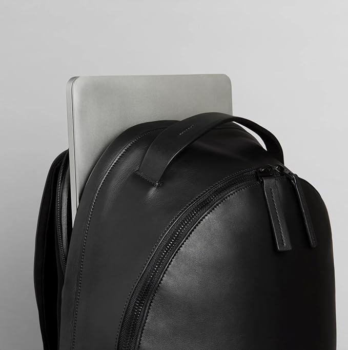 Troubadour Generation Leather Backpack - Black