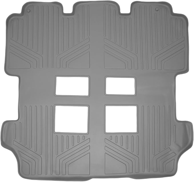 SMARTLINER Custom Fit Floor Mats 2nd and 3rd Row Liner for 2011-2017 Honda Odyssey