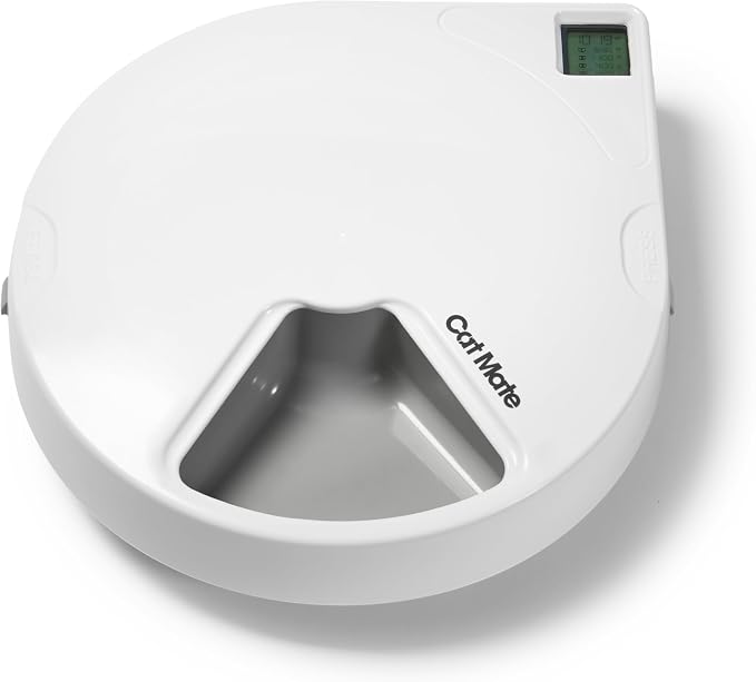 Cat Mate C500 Automatic Pet Feeder with Digital Timer for Cats and Small Dogs