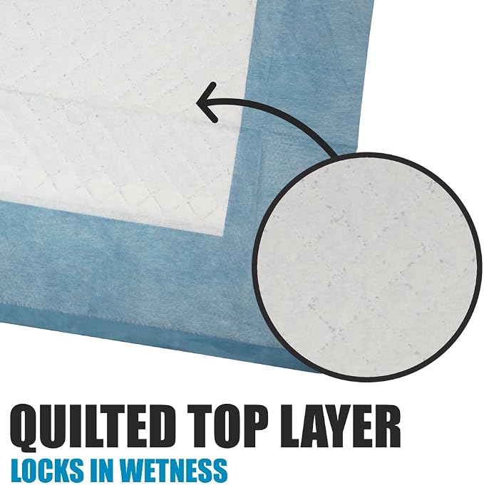 BV Puppy Pads XL 20 Count 34"x28" - Leak-Proof Pee Pads for Dogs with 6-Layer Design, Rapid Dry Sheet & Attractant - Dog Pad Extra Large with Odor Control - Perfect for Big Dogs & Indoor Use