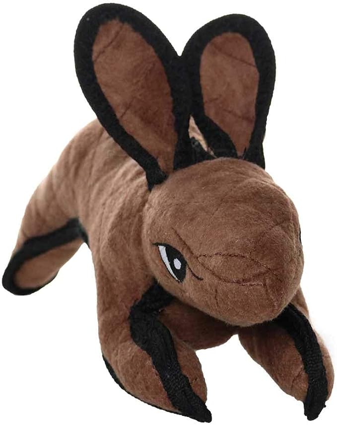 TUFFY® : 2 Pack Rabbit Dog Toy: Ultra Durable Plush Toy with Multiple Layers & Reinforced Seams, Washable and Floats, Original Construction