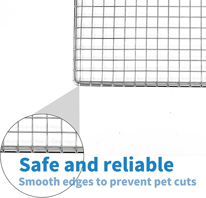 PODOO Rabbit Litter Box – Training Potty Tray for Guinea Pig & Small Pets · Spacious Grid Pan with Low Entrance, Easy-Clean & Odor-Resistant—Helps Keep a Clean Cage and Reduce Mess
