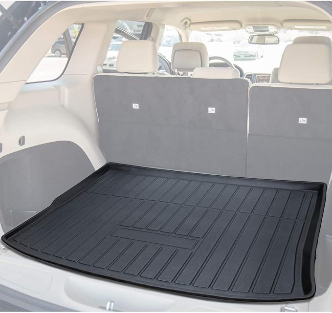 Cherokee Cargo Liners - All-Weather Protection Rear Cargo Trunk Tray Floor Mats Compatible with 2014-2018 Jeep Cherokee,NOT for Grand Cherokee， 3D Modeling Waterproof Durable Accessories Custom-Fit