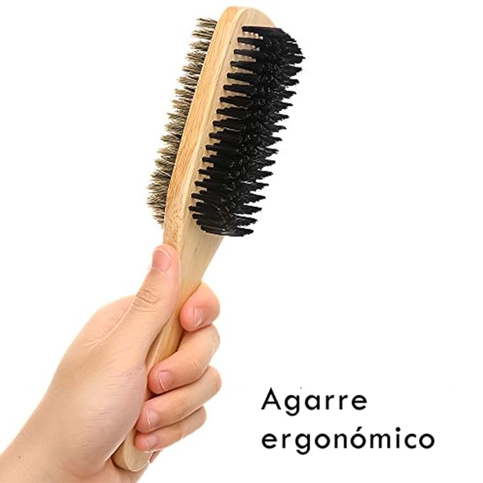 Annie 2072 Two Way Club Brush 100% Boar Bristle