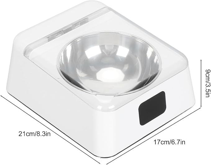 Removable Automatic Cat Feeder, Infrared Automatic Sensor Switch Cover with Transparent Lid, Proof Smart Automatic Pet Feeder for Cat, Camping, Wet Food