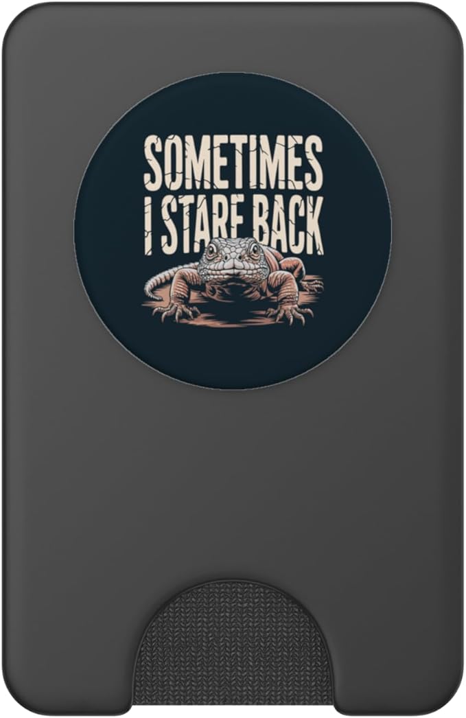 Uromastyx Owner Stare Back Uromastyx PopSockets PopWallet for MagSafe