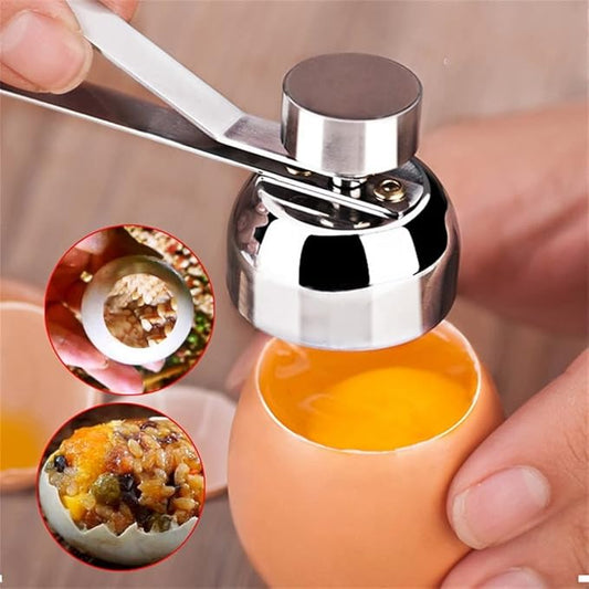 Metal Eggshell Cutter Egg Opener Shell 304 Stainless Steel Boiled Tool(E)