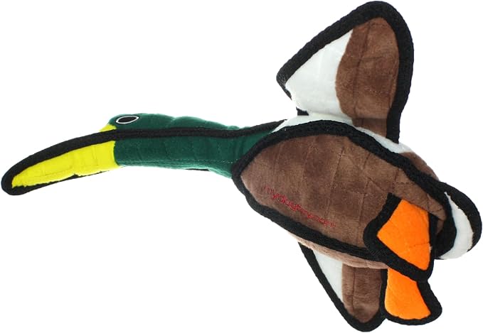 TUFFY® : Duck Dog Toy: Ultra Durable Plush Toy with Multiple Layers & Reinforced Seams, Washable and Floats, Original Construction