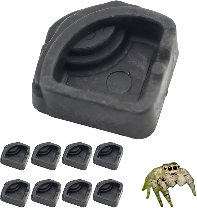 9 Pack Mini Resin Water Bowls - Micro Food/Water Dish for Tarantula, Spider, Millipede, Hermit Crab, Reptiles & Water Bowl(0.39" H)