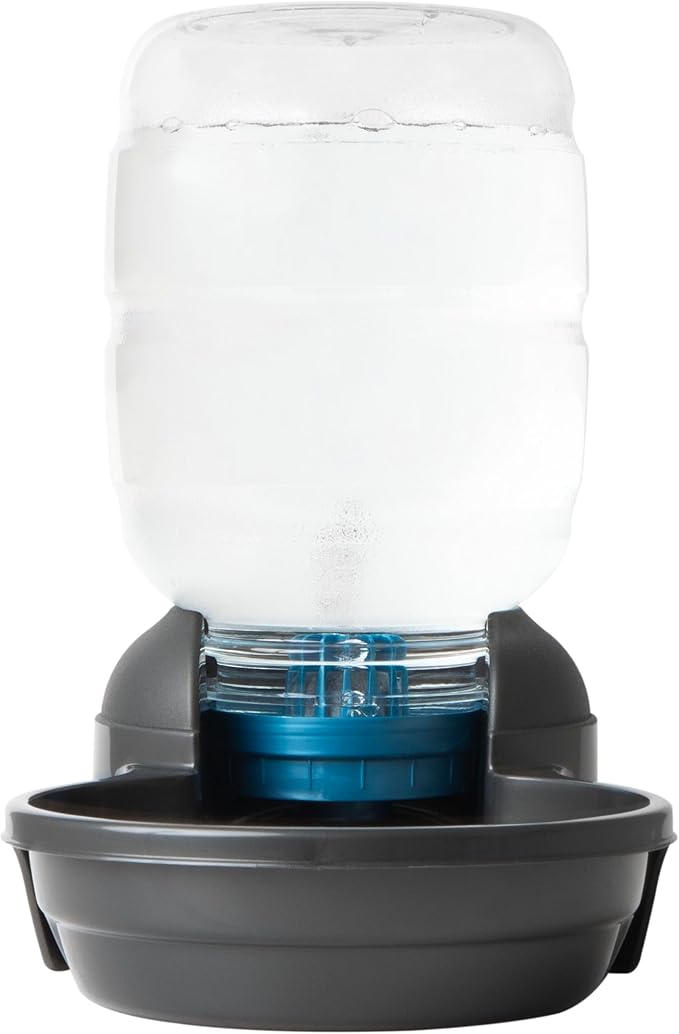 Petmate® Replendish® Automatic Dog Water Dispenser Gravity Pet Waterer with Microban Antimicrobial Protection, 100% BPA Free - 2.5 Gallon, Wide Mouth Bowl, with 2 Extra Filters