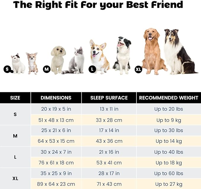 Miguel Dog Bed with Removable Cushion/Pillow for Medium Small Dogs, Washable Pet Bed with Side Easy to Wash Puppy Bed, Large Rectangle Cat Bed for Indoor Cat with Anti-Slip Bottom, Blue 35 Inch