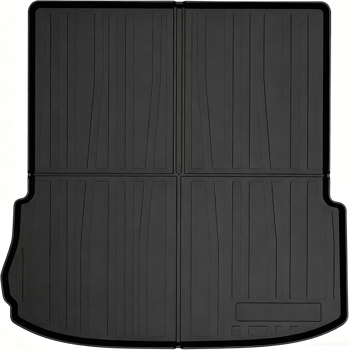 Mixsuper Cargo Liner for 2011-2019 Explorer, All Weather Cargo Mat for Explorer Rear Trunk Liner Black