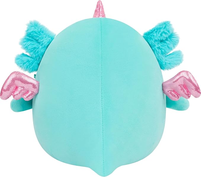 Squishmallows Original 8in Bellamy The Teal Axolotl – Official Jazwares Plush (Little)