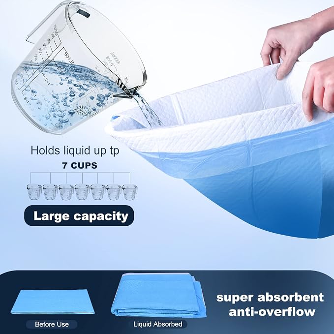 Boscute XXL Thicken 6 Layers Heavy Absorbent 30"x36" Pet Training Dog Pee Pads, Extra Large Polymer Leak-Proof Quick Dry Puppy Pee Pads, Disposable Pee Pads for Dogs Cats Rabbit | Heavy Absorbent up to 7 Cups, Quick Dry, for Dogs Cats Rabbit Potty Trai...