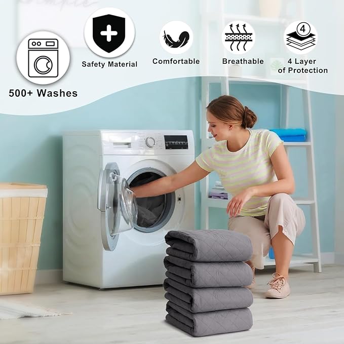 Waterproof Pads for Bed 24x36 Inch( 4pack),Incontinence Pads for Bed,Washable Bed Pads,Washable Incontinence Pads for Kids,Adults,Elderly,Pets,Bed Wetting Pads,Washable Bed Pads for Adults