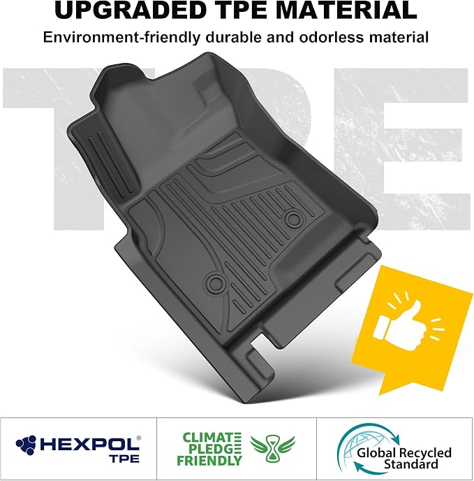 TTX LIGHTING Floor Mats for 2024 2025 2026 Chevy Trax - Csutom Fit 1st and 2rd Row Car Mats for Chevrolet Trax - All Weather Protection Interior Accessories for Trax LS/1RS/LT/2RS/ACTIV (Upgrade)