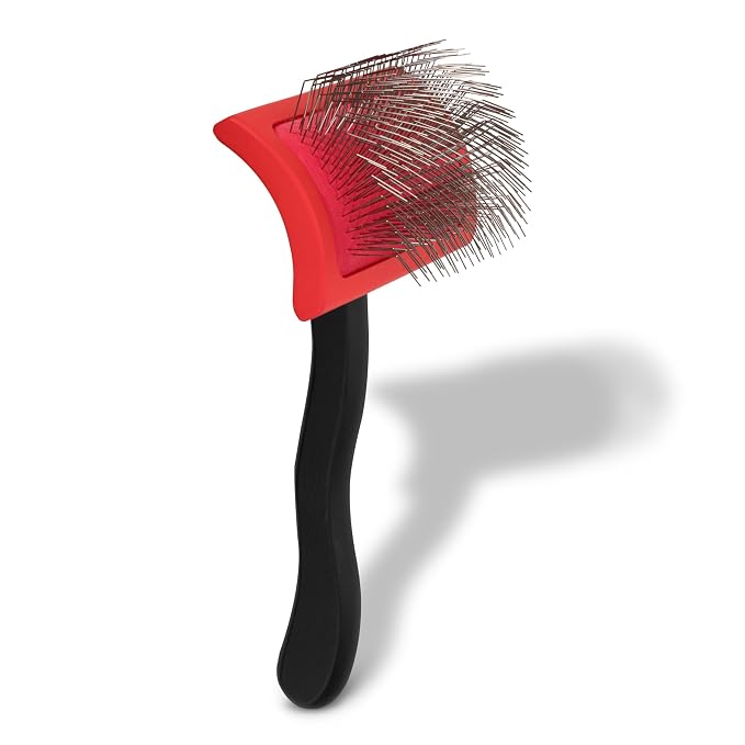 Paw Brothers Medium Slicker Brush for Doodles, Goldendoodles, Poodles - Grooming Brush for Long and Short Haired Dogs