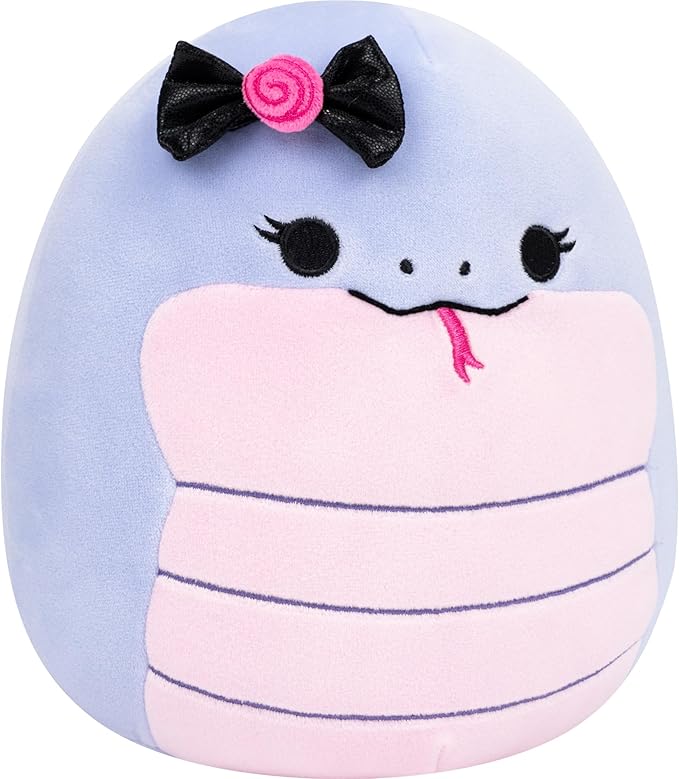 Squishmallows Original 8in Linares The Purple Snake – Official Jazwares Plush (Little)
