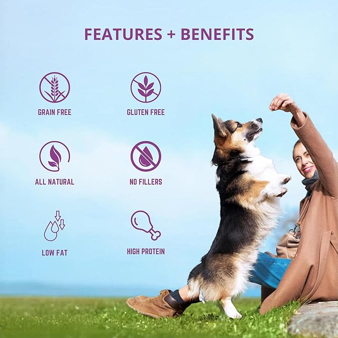 Meow Woof Freeze Dried Lamb Liver Dog Treats, Single Ingredient, High Protein Natural Dog Treats, Grain Free Training Treats for Dogs & Puppies, Freeze Dried Liver Treats for Dogs, 113g