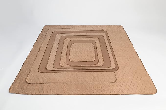Reusable Dog Pee Pads, Washable Waterproof Puppy Training Pad 20x27 | Washable waterproof pee pads for dogs & puppies. Super absorbent, leak-proof, reusable 100+ washes with rounded corners.