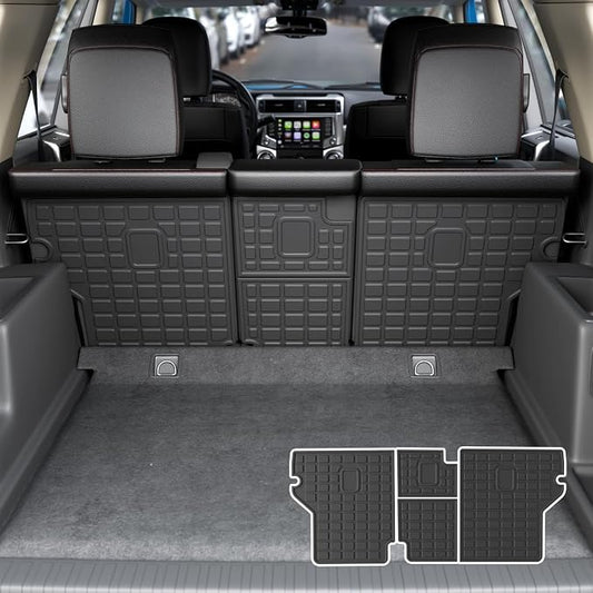 Rongtaod Back Seat Cover Protector Compatible with 2010-2024 Toyota 4Runner 5 Seats Backrest Mats Rear Seat Covers All Weather 4 Runner Accessories (Backrest Mats)