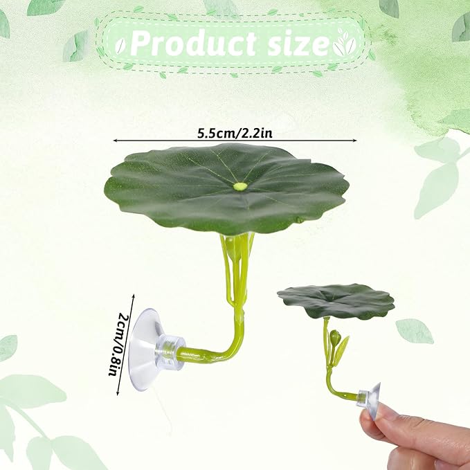 3Pcs Betta Leaf Hammock, Betta Fish Bed Leaf Hammock, Betta Tank Decor, Simulates Natural Habitat, Comfortable and Practical Resting Spot