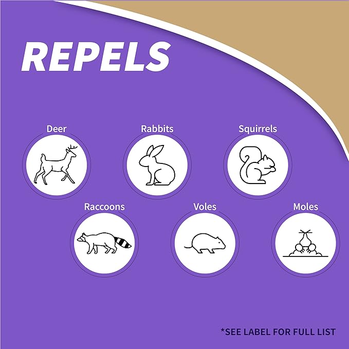 Bonide Repels-All Animal Repellent, 128 oz Ready-to-Use Spray, Deters Pests from Lawn & Garden Outdoors, People & Pet Safe