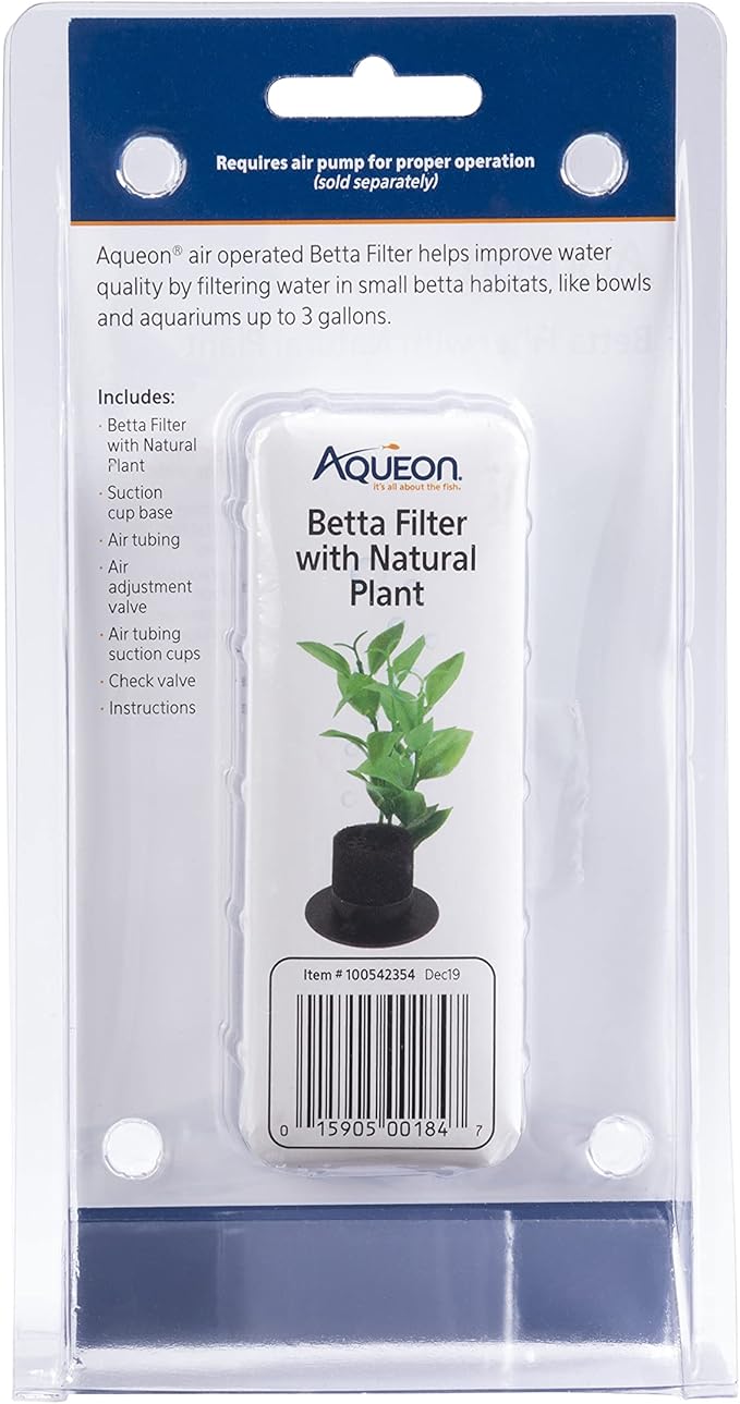 Aqueon Betta Filters Natural Plant One Size (Pack of 2)