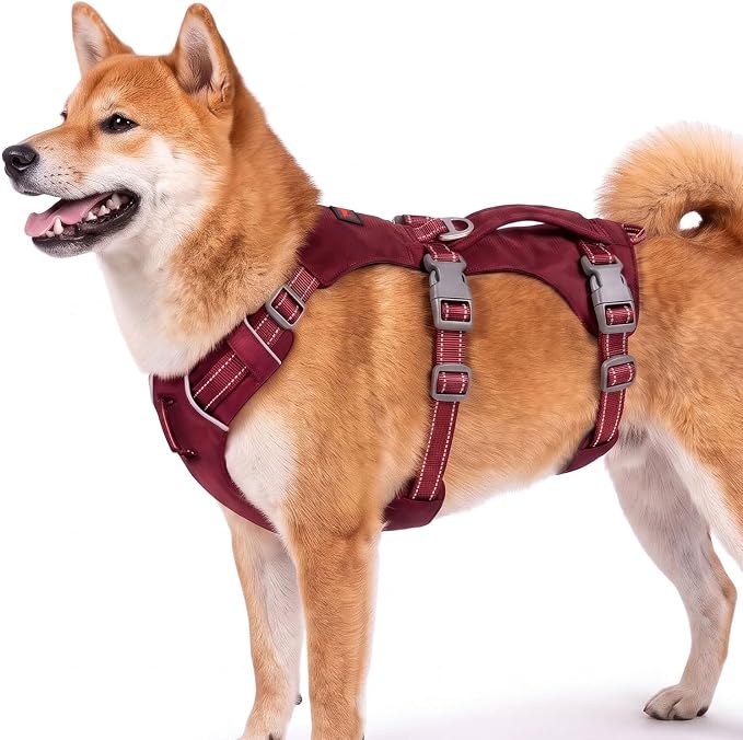 Tuff Pupper Escape Proof Dog Harness for Extra Small Dogs | No Pull Lightweight Adjustable Harness | No Escape Multifunctional Outdoor Pet Gear | Strong Durable Breathable | Secure Comfortable Fit