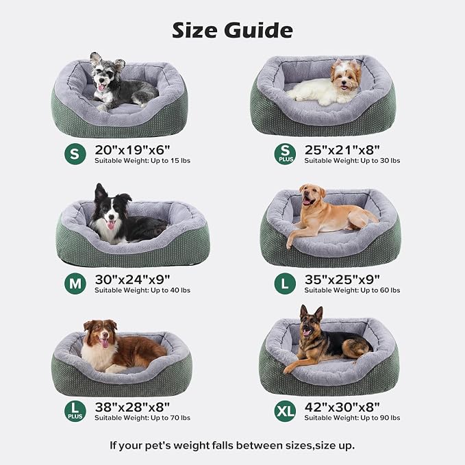 Large Dog Beds Large Sized Dog, Washable Orthopedic Warming Soft Sleeping Durable with Anti-Slip Bottom