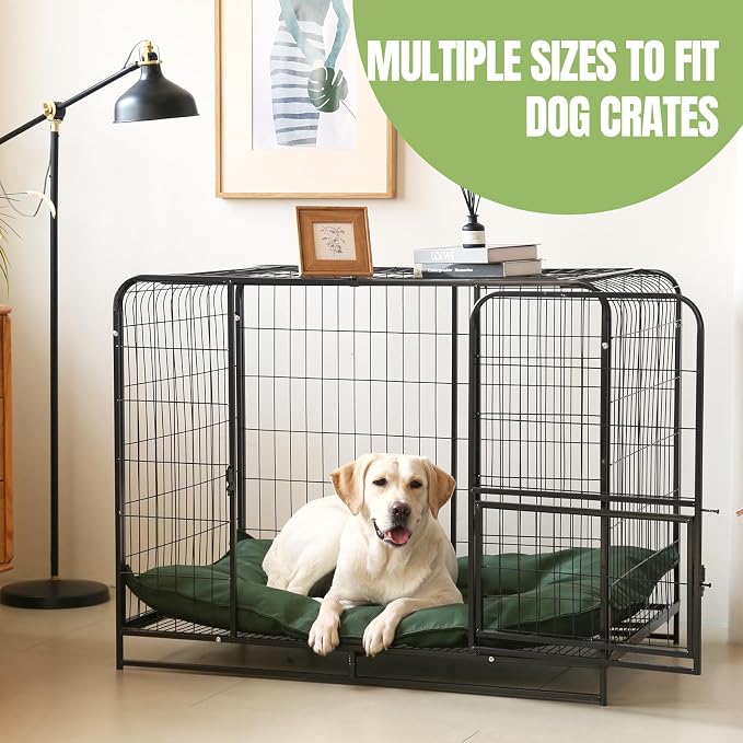 Chew Proof Indestructible Dog Bed,X-Small (17"x23"),Green | Durable,for Aggressive Chewers,Tough,chew resistant, non chewable,Machine Washable & Waterproof,Indoor Outdoor