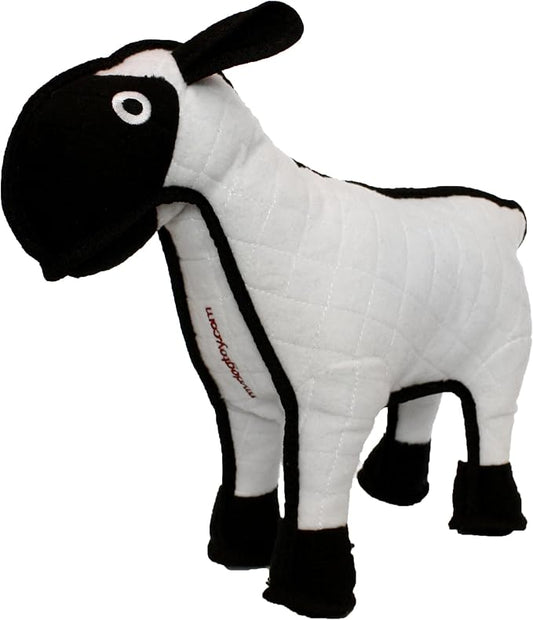 TUFFY® : Sheep Dog Toy: Ultra Durable Plush Toy with Multiple Layers & Reinforced Seams, Washable and Floats, Original Construction