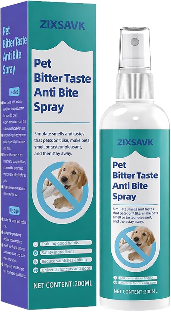 Bitter Apple Spray for Dogs Pet Training Solution Mild and Safe Formula (200ml) 260330