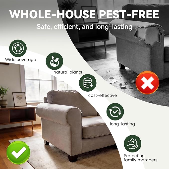 Rodent Repellent 34 Balls, Peppermint Oil Mouse Repellent Indoor & Outdoor Use, Natural Moth Balls for Rodent Mice Repellent for Home, Garage, Car, RV & Garden