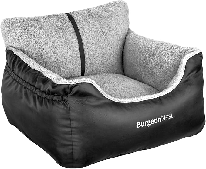Dog Car Seat for Small Dogs & Cats Under 25 lbs,Black