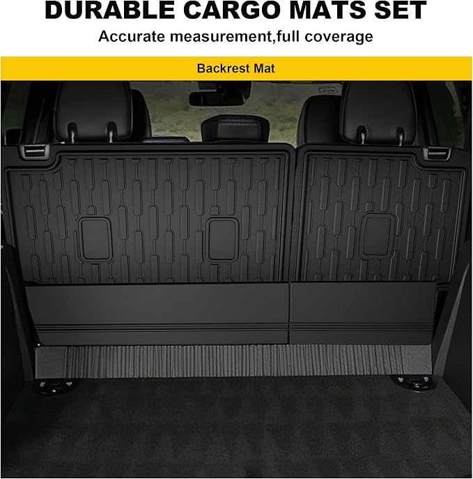 TTX LIGHTING Rear Seat Back Covers for Ford Bronco 2021-2026 4-Door Backrest Mats for Bronco Accessories (Not for 2-Door or Bronco Sport)