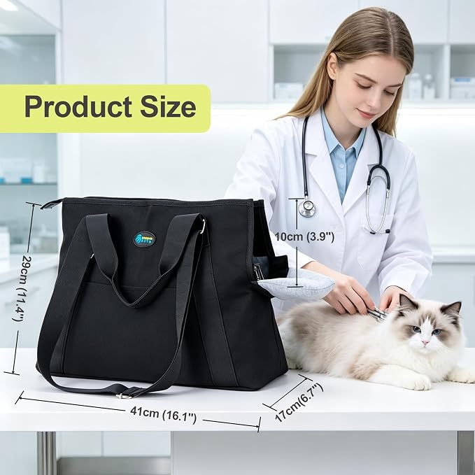 Ownpets Small Dog Pet Purse Carrier for Travel Vet Shopping, Up to14 lbs | small, storage pockets, travel vet shopping, small pets